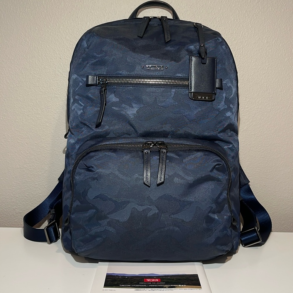 Tumi Blue Camouflage Women's Backpack